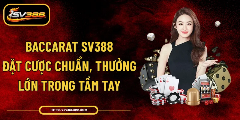 Baccarat SV388 - Đặt Cược Chuẩn, Thưởng Lớn Trong Tầm Tay 1 Baccarat SV388 - Đặt Cược Chuẩn, Thưởng Lớn Trong Tầm Tay