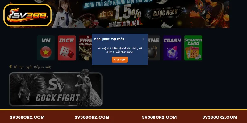 Đăng Nhập SV388 - Vào Game Nhanh, Không Lo Gián Đoạn 4 Cách xử lý khi quên mật khẩu đăng nhập SV388