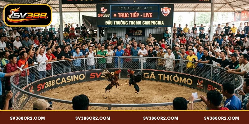 Đá gà trực tiếp hôm nay SV388 là phát sóng theo thời gian thực