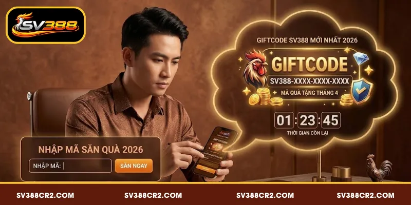 Giftcode SV388 Mới Nhất 2026 – Cơ Hội Nhận Thưởng Cực Khủng 3 Hướng dẫn nhập giftcode SV388 mới nhất 2026 nhanh và chính xác