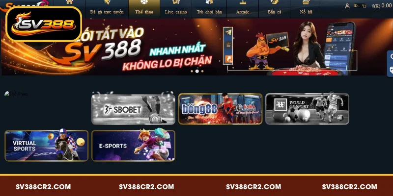 Thể Thao SV388 - Cá Cược Sôi Động, Hấp Dẫn, Kịch Tính 2 Tổng quan về thể thao SV388